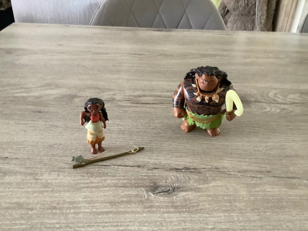 Disney Vaiana speelset (7-10 cm), Ophalen of Verzenden, Zo goed als nieuw