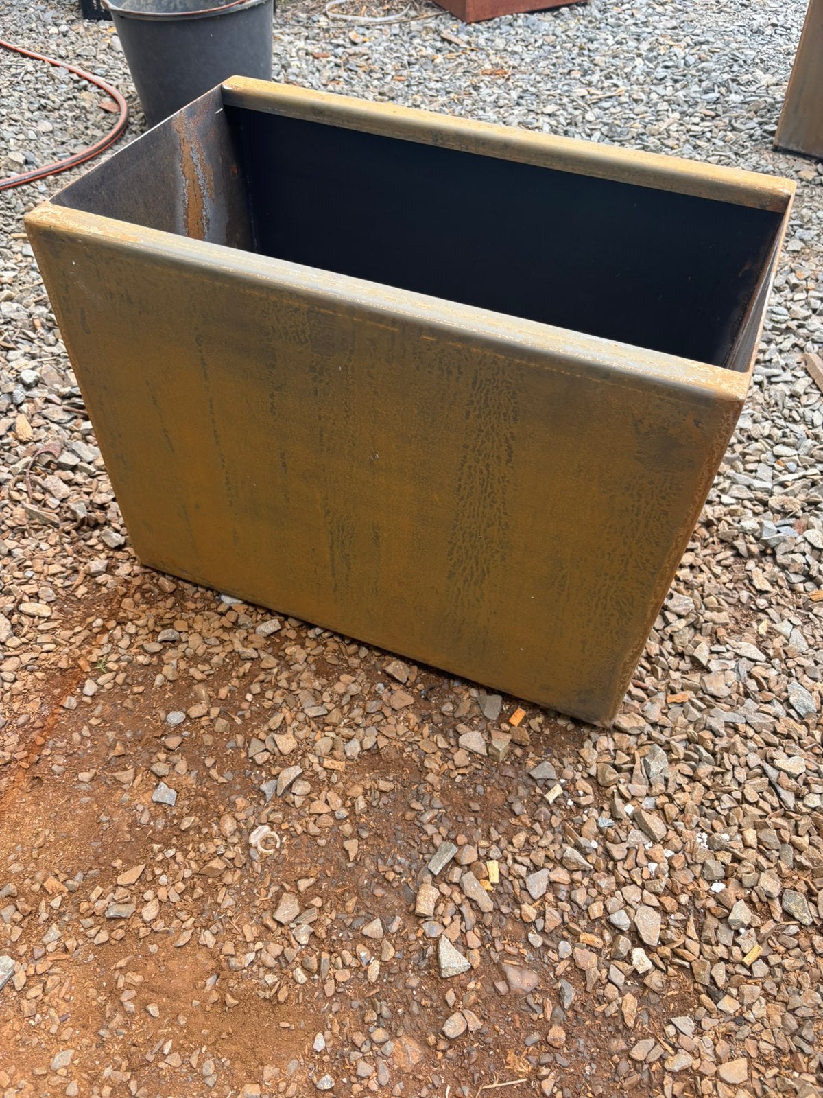 Jardinière en acier corten, Jardin & Terrasse, Enlèvement, Neuf