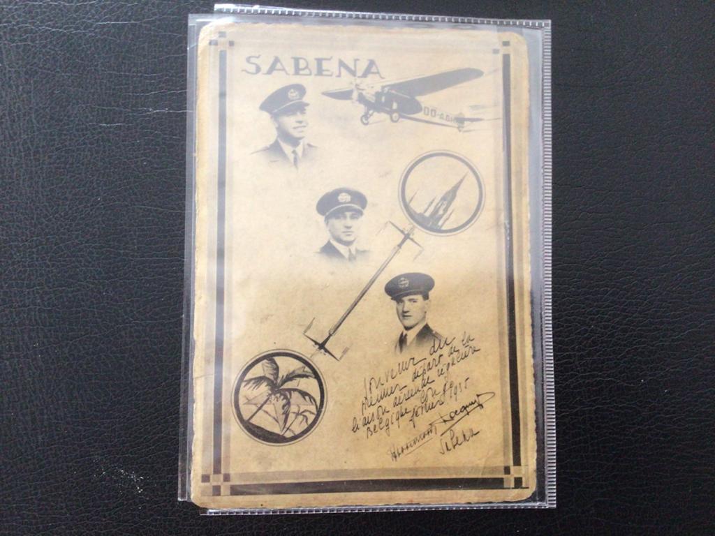 Sabena naar congo eerste lijjnvlucht 23 februari 1935, Verzamelen, Ophalen of Verzenden, Voor 1940, Gebruikt, Overige onderwerpen