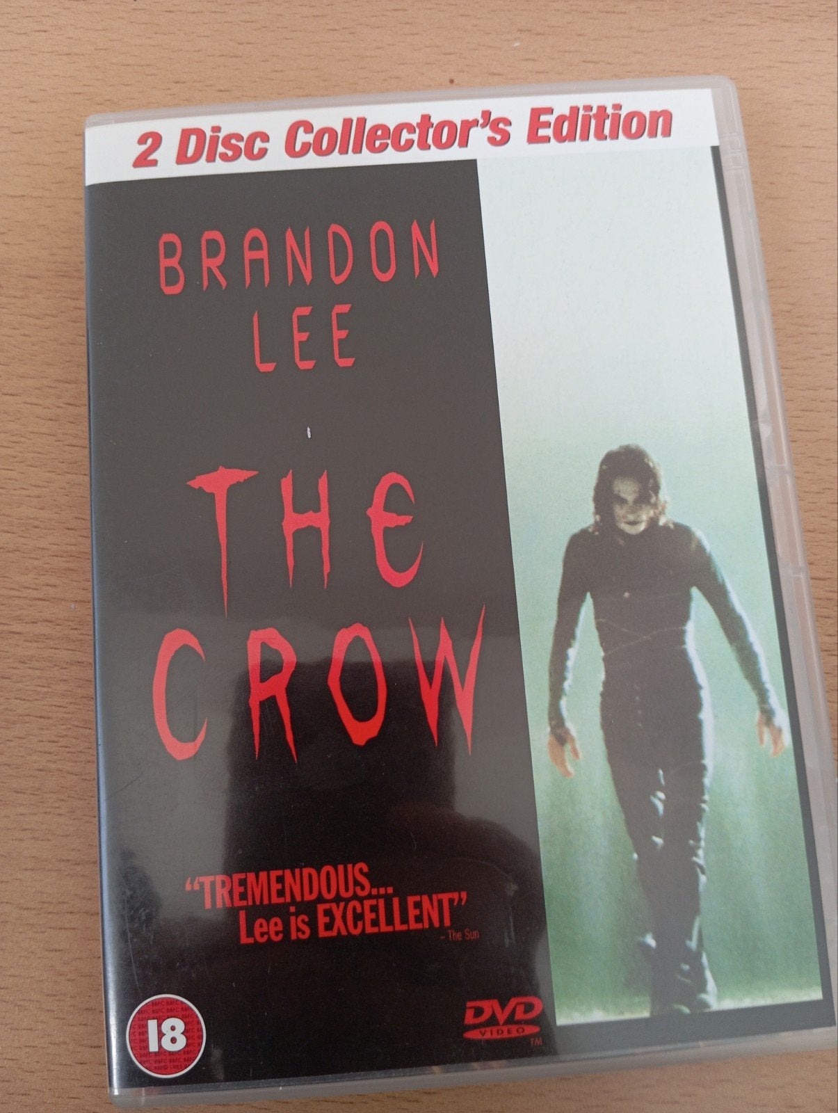 THE CROW - BRANDON LEE, Cd's en Dvd's, Vanaf 18 jaar, Engels, Ophalen of Verzenden, Zo goed als nieuw