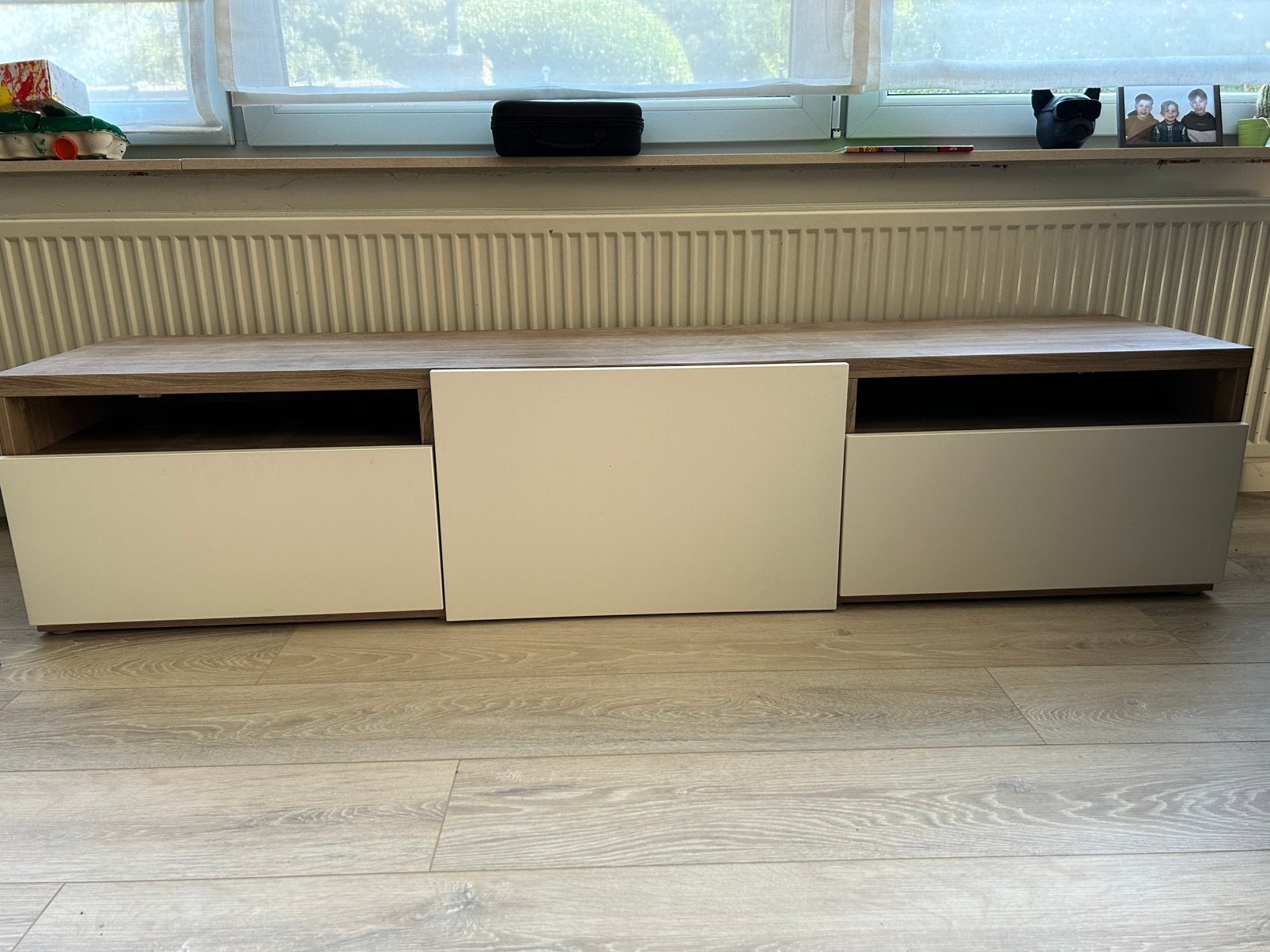 TV meubel - Ikea Besta, Ophalen, Gebruikt, 150 tot 200 cm, Minder dan 100 cm
