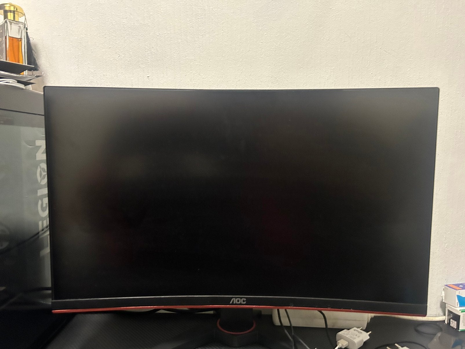 AOC C24G1 24” monitor curve 144hz, Computers en Software, Ophalen, Zo goed als nieuw