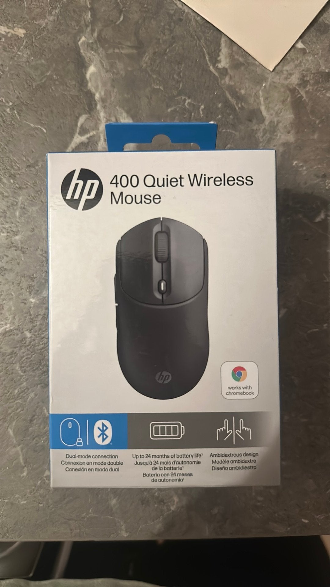 HP 400 Quiet Wireless Mouse, Computers en Software, Muizen, Muis, Nieuw, Ophalen of Verzenden, Draadloos
