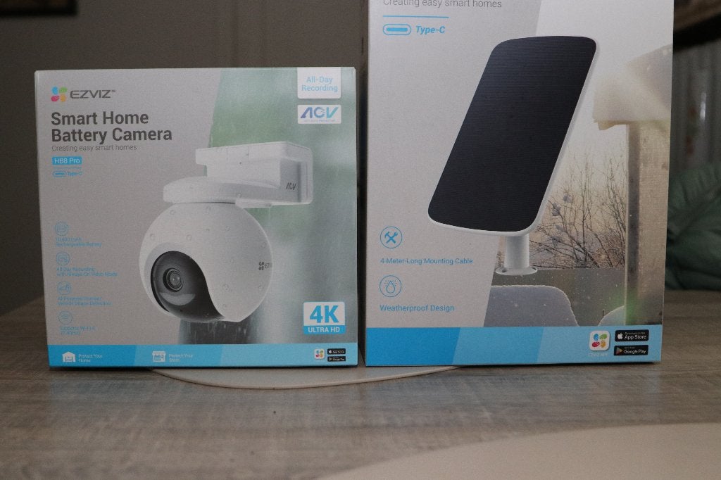smart home battery camera plus smart home solar panel, Ophalen, Nieuw, Buitencamera
