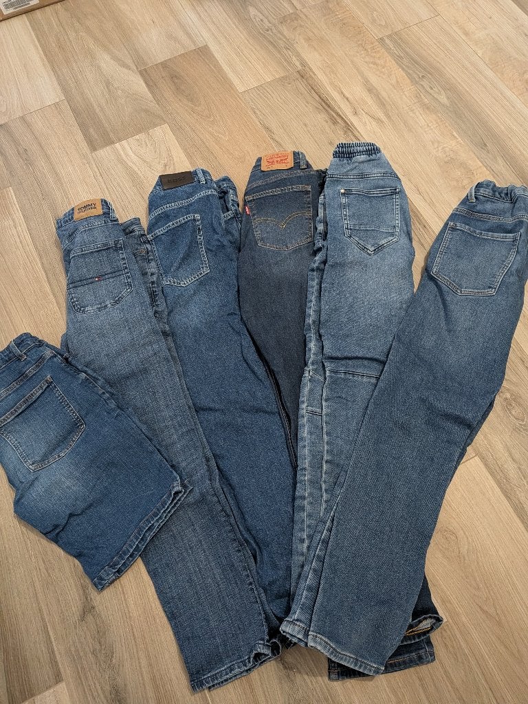 Jeans garçon 14 ans, Kleding | Heren, Spijkerbroeken en Jeans, Ophalen, Blauw, Overige jeansmaten, Zo goed als nieuw