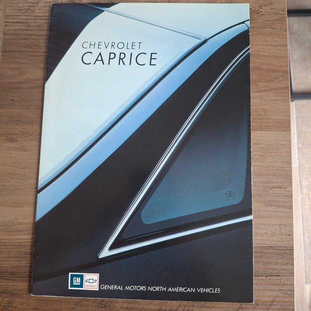 CHEVROLET  CAPRICE   1991, Boeken, Auto's | Folders en Tijdschriften, Ophalen of Verzenden, Nieuw, Chevrolet