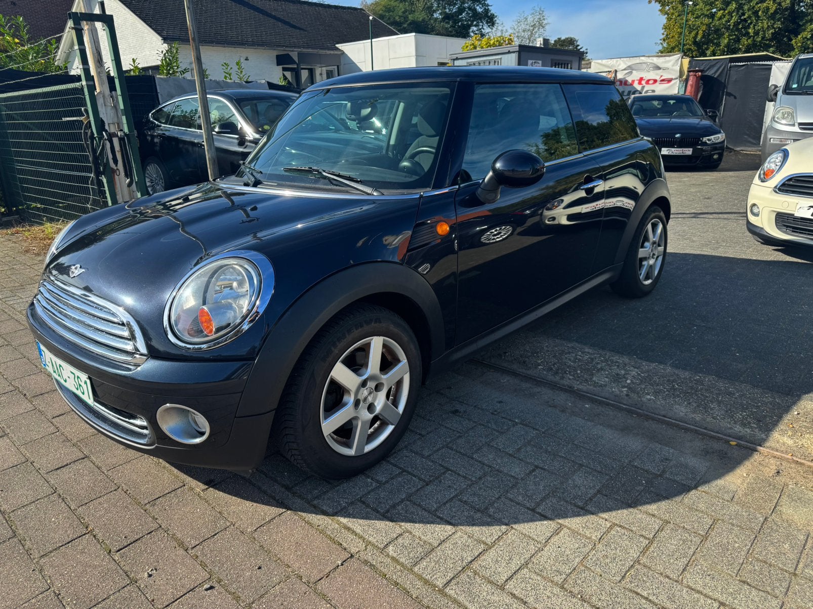 Mini cooper 1.6 benzine, Auto's, Voorwielaandrijving, 4 zetels, Zwart, 4 cilinders