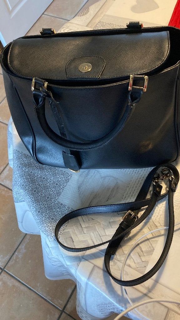 Sac à main noir, Enlèvement, Comme neuf, Noir, Sac à main