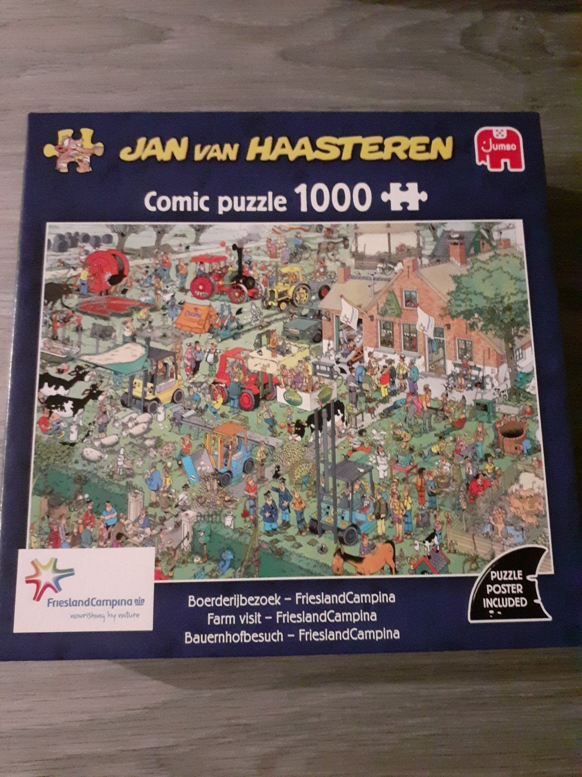 Jan van Haasteren puzzel 1000 stukjes, Boerderijbezoek, Hobby en Vrije tijd, Ophalen of Verzenden