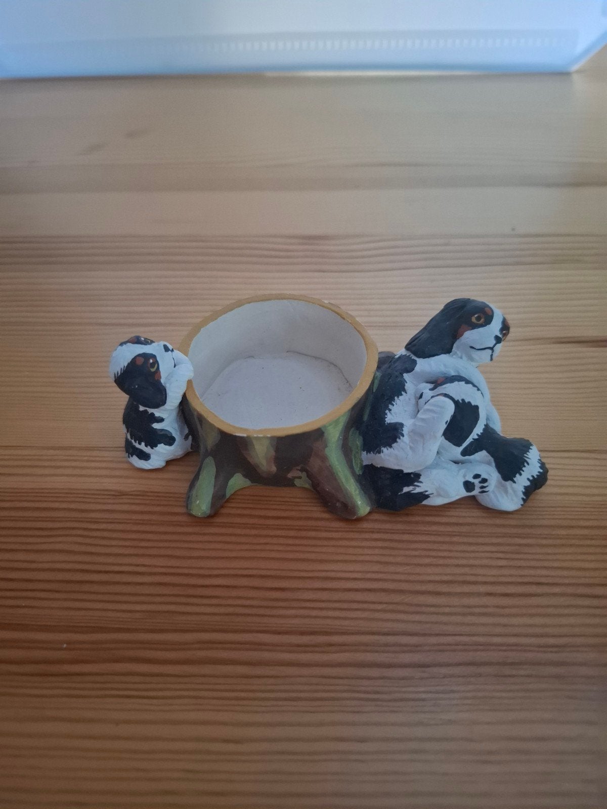 Theelichthouder Cavalier King Charles Spaniel, Overige merken, Waxinelichthouder, Zo goed als nieuw, 5 cm