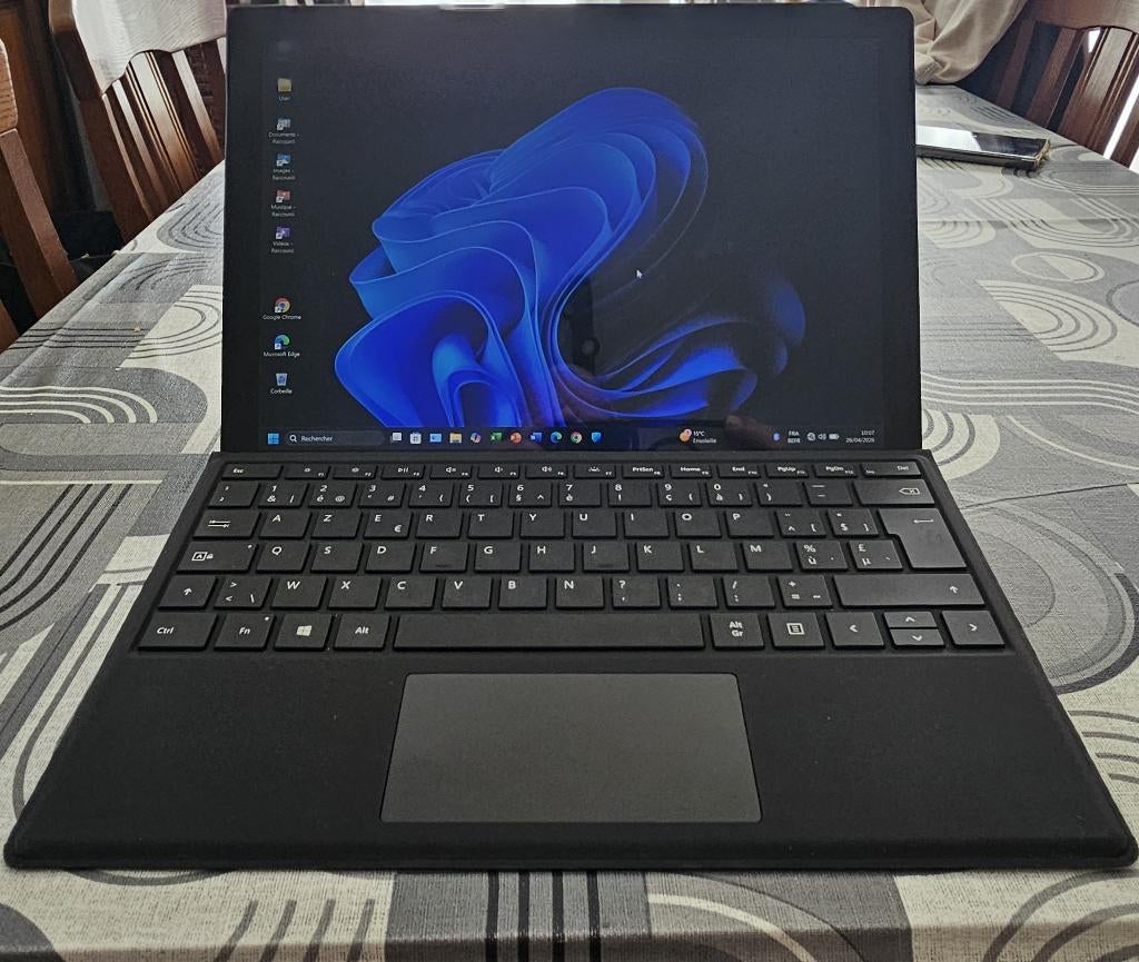 Microsoft Surface Pro 7 10e génération : 315€- Comme neuf !, Ophalen, 256 GB, 2 tot 3 Ghz, 8 GB