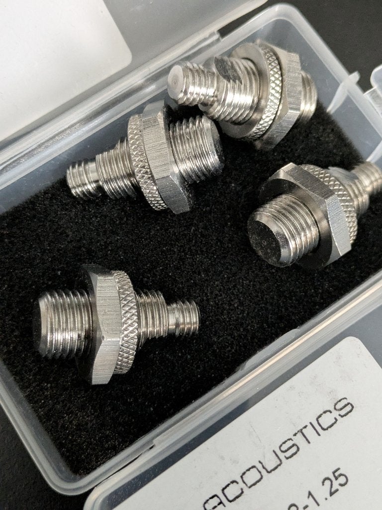 IsoAcoustics Gaia II/III M12-1,25 verloopjes/adapters, Ophalen of Verzenden, Zo goed als nieuw