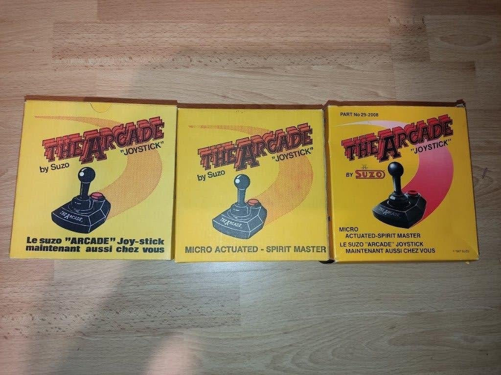 Suzo The Arcade Joystick in originele doos 3 stuks, Ophalen of Verzenden, Zo goed als nieuw, The arcade By Suzo