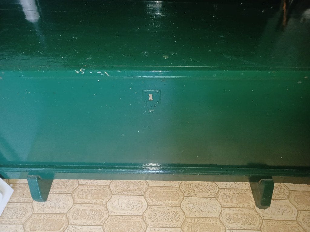 Antieke houten scheepskist Tandonnet (113 cm), Huis en Inrichting, Ophalen, Gebruikt
