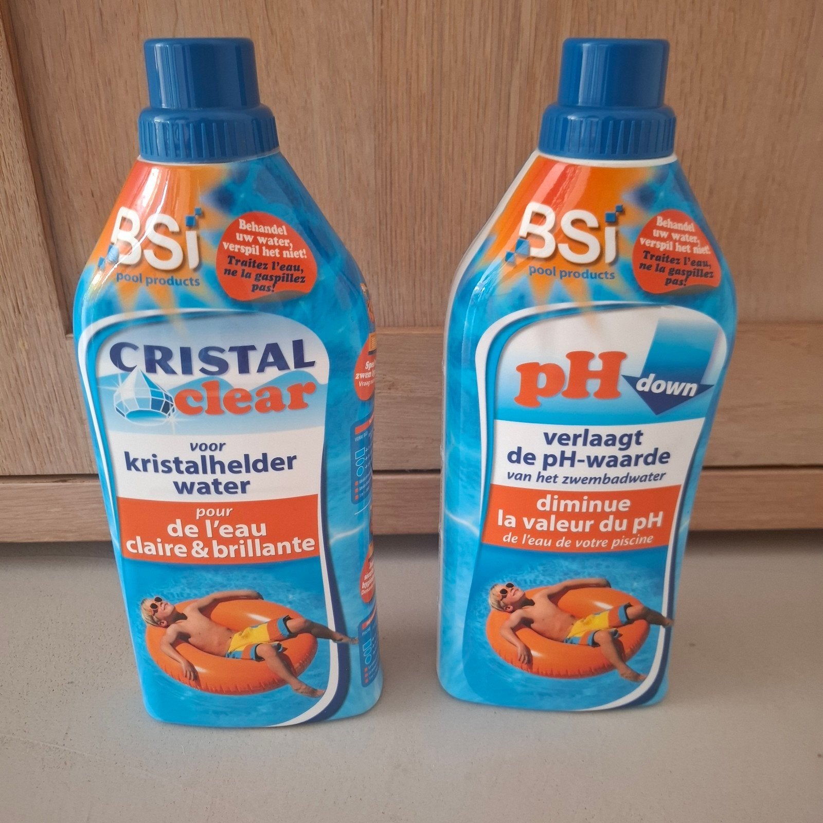 Produits pour piscine et kit de test, Enlèvement