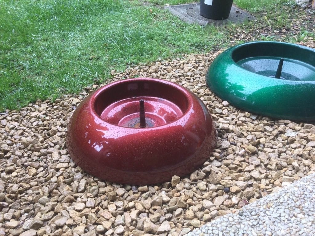 Easyfix kerstboomstandaard metaal D 39cm Bordeaux, Diversen, Ophalen of Verzenden, Zo goed als nieuw