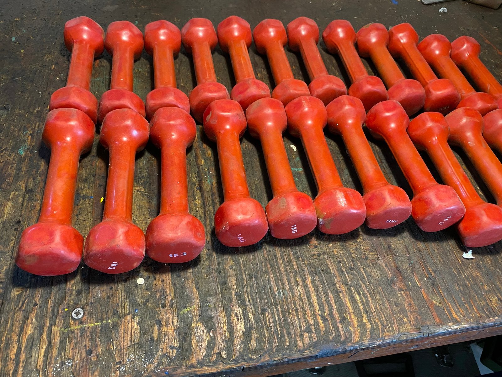 Poids de musculation plastifié  pour Le lot ou à la pièce, Sports & Fitness, Enlèvement