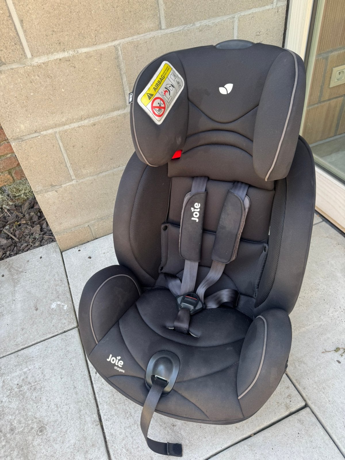 Autostoel met autogordel merk Joie Stages, Kinderen en Baby's, Autostoeltjes, Verstelbare rugleuning, Ophalen, Overige merken
