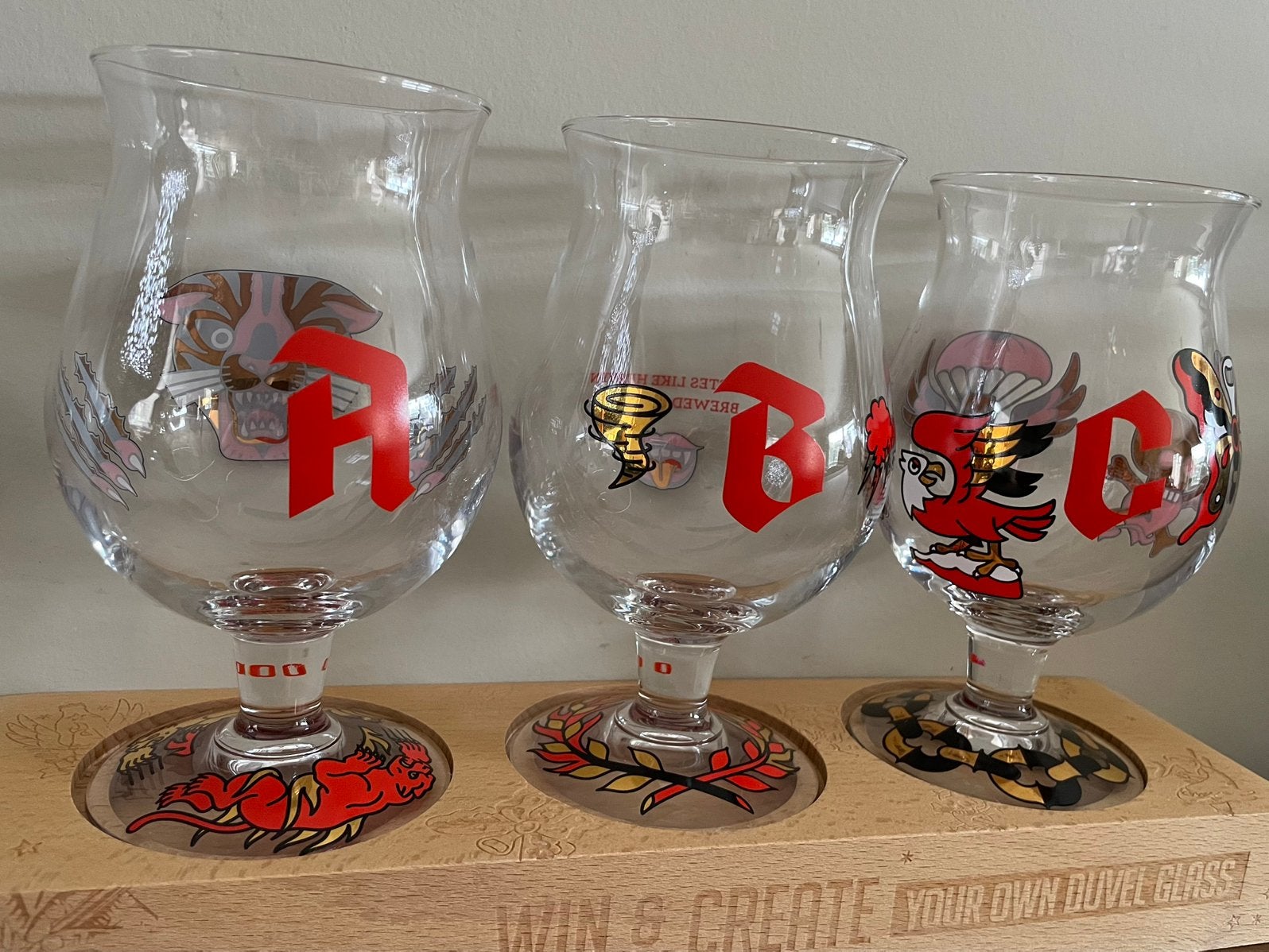 Duvel ABC set - Win and Create, Verzamelen, Ophalen of Verzenden, Zo goed als nieuw