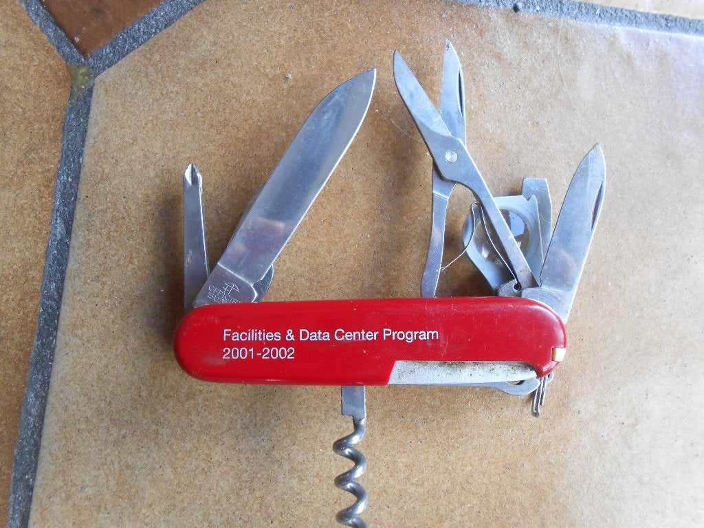 Zwitzers zakmes, Ophalen, Nieuw