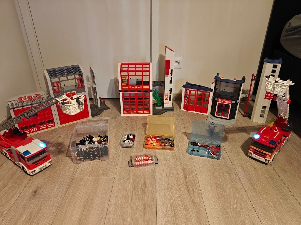 Playmobil Brandweer Collectie, Enlèvement, Comme neuf, Pièces détachées, Autres types