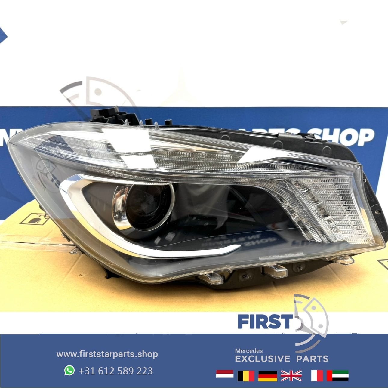 W117 C117 CLA LED BI XENON KOPLAMP RECHTS A1178201661 2013-2, Auto-onderdelen, Gebruikt, -, Ophalen of Verzenden, -