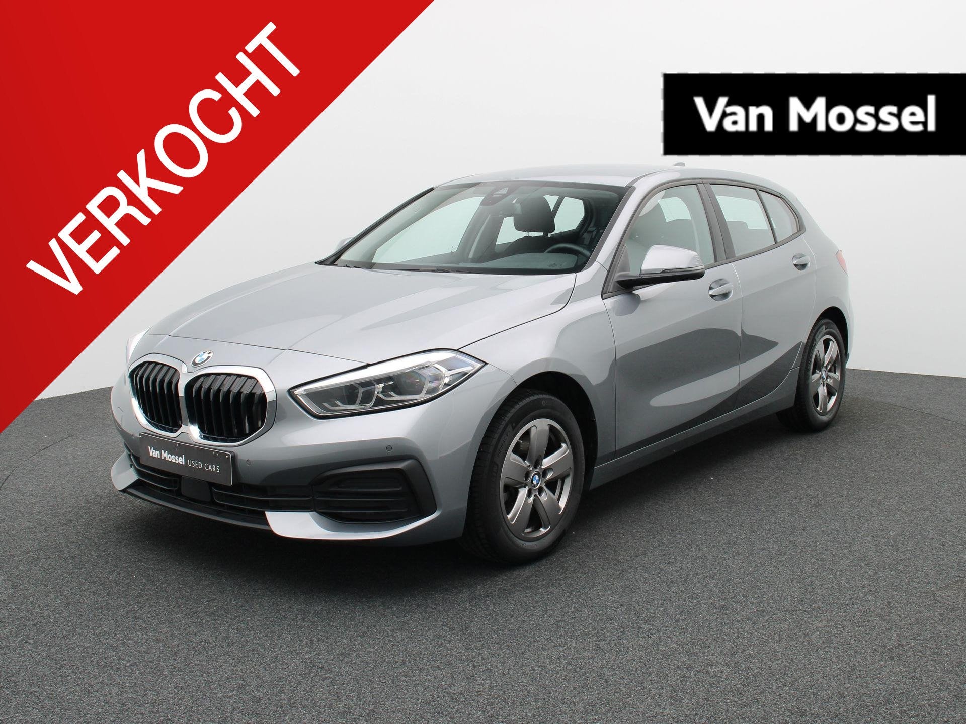 BMW 1-serie 118i (100 kW), Autos, BMW, Argent ou Gris, Achat, Entreprise, Boîte manuelle