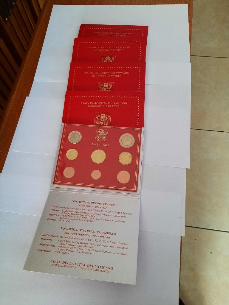Vaticaan 2015, Envoi, Vatican, Autres valeurs, Série