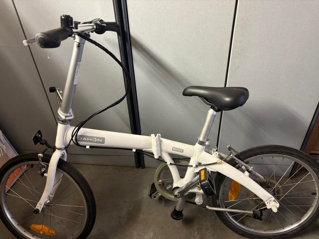Velo pliable dahon blanc, Vélos & Vélomoteurs, Vélos | Vélos pliables, Enlèvement, Comme neuf, Dahon