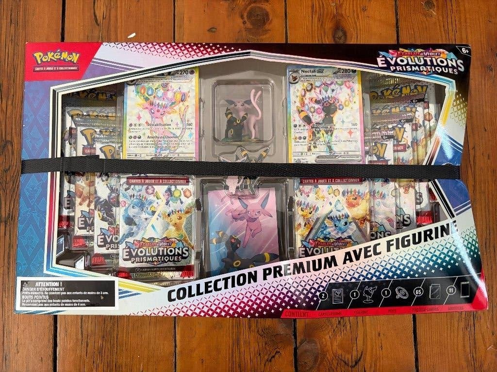Pokémon coffret Premium Évolutions Prismatiques Français (1), Enlèvement, Comme neuf, Booster box