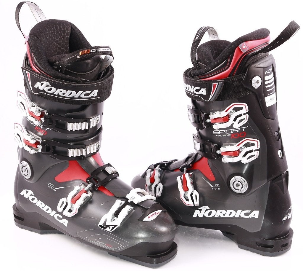 42 ; 42.5 Chaussures de ski EU NORDICA SPORTMACHINE 100, ACP, Carving, Utilisé, Nordica, Chaussures