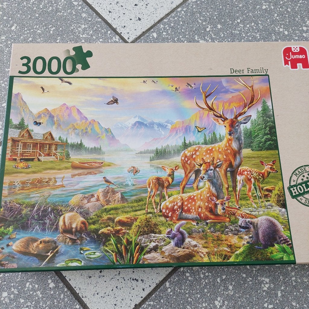 Puzzel 3000 stukjes, Hobby en Vrije tijd, Denksport en Puzzels, Ophalen of Verzenden, Meer dan 1500 stukjes, Zo goed als nieuw