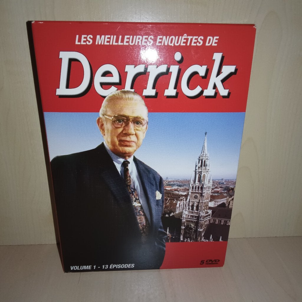 Derrick Volume 1 - Coffret 5 DVD en Français - Très bon état, Cd's en Dvd's, Verzenden, Zo goed als nieuw, Boxset