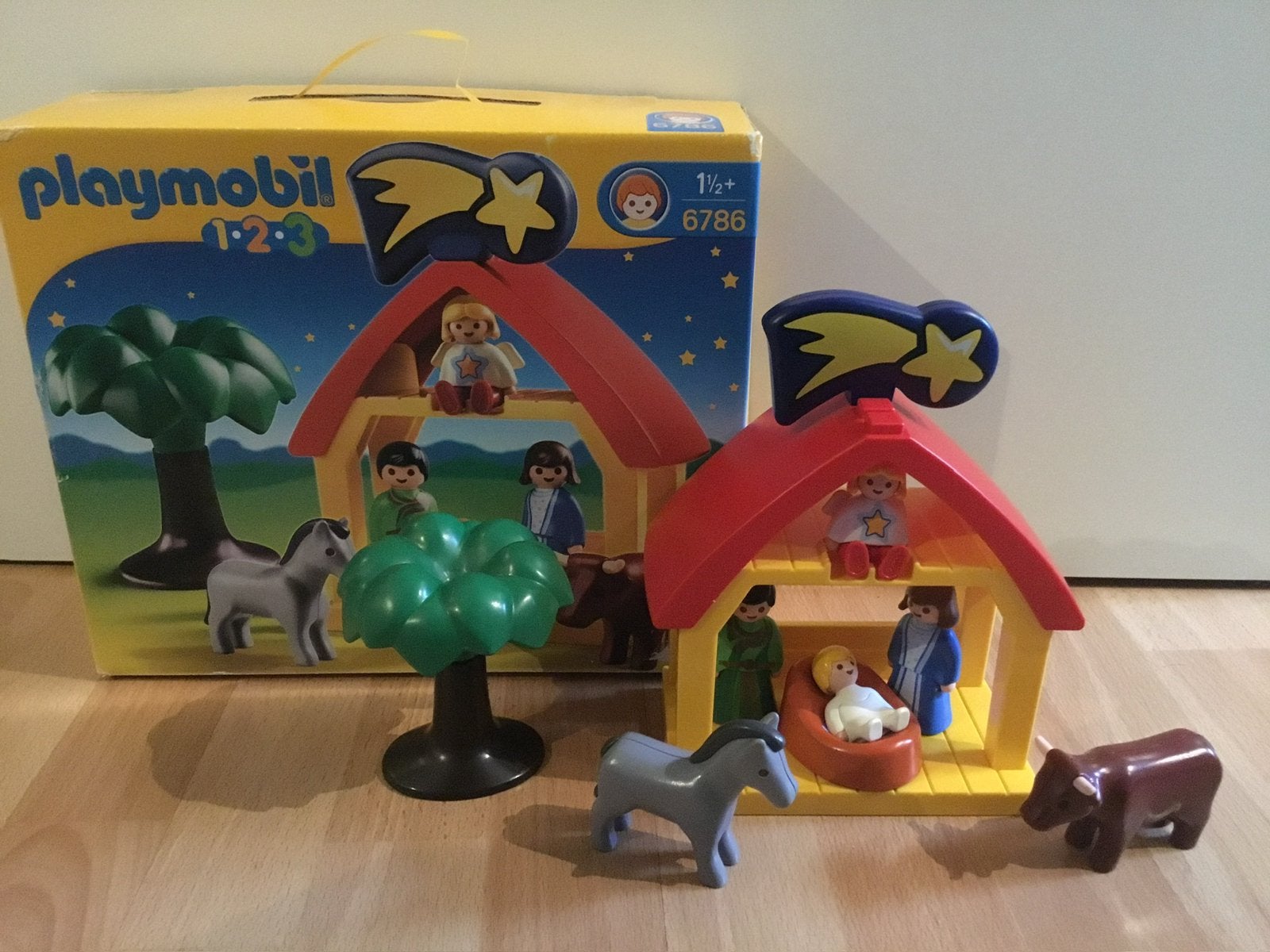 Playmobil 123 Kerststal, Enfants & Bébés, Enlèvement ou Envoi, 1.2.3, Comme neuf, Kit complet