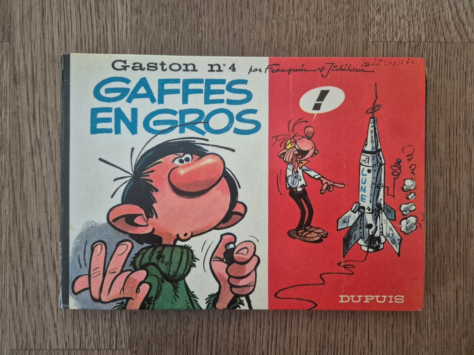 Gaston Lagaffe n4 – Gaffes en Gros | Édition Originale 1965, Livres, Enlèvement ou Envoi