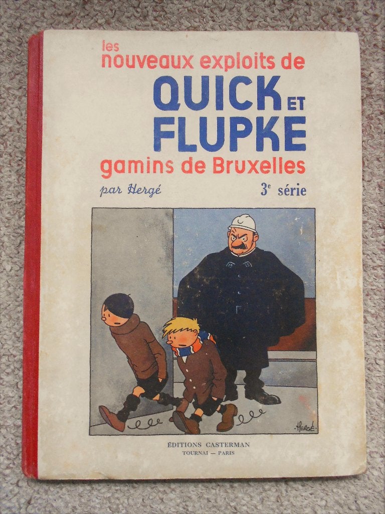 Quick et Flupke Gamins de Bruxelles - A18 -réimpression 1942, Une BD, Utilisé, Hergé (George Rémi), Enlèvement ou Envoi