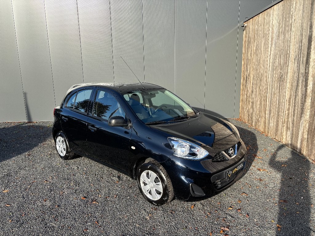 Nissan Micra, Stof, 1198 cc, Zwart, 5 deurs