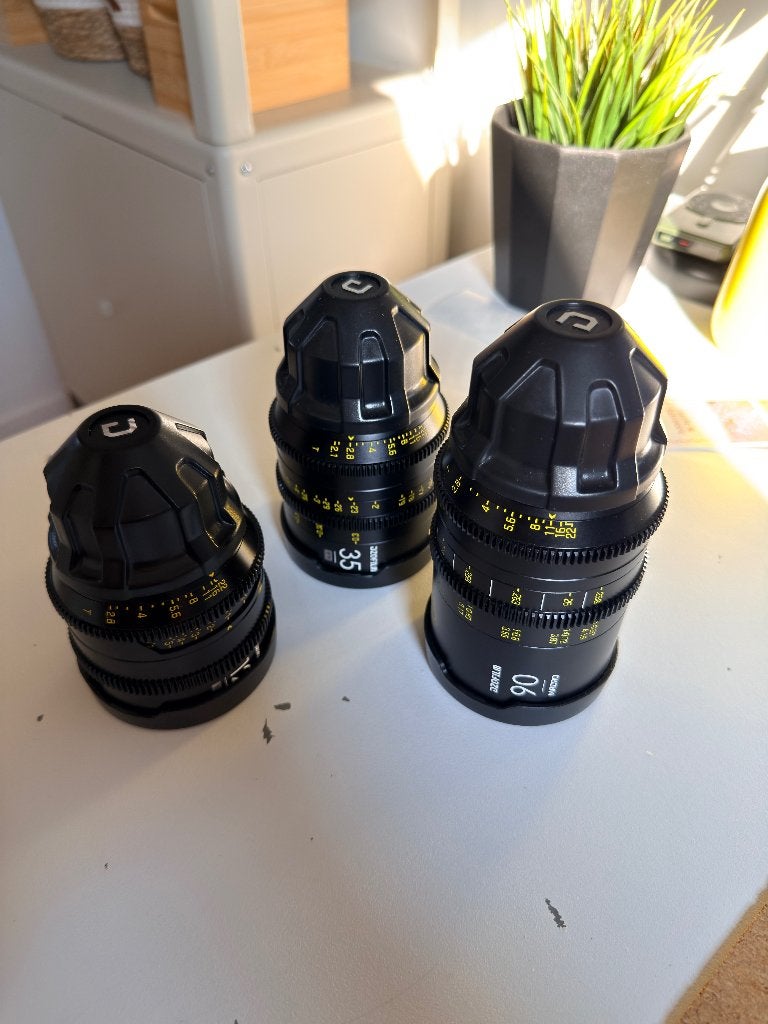 Dzofilm lenzen 12, 35 en 90 (macro), Ophalen, Nieuw