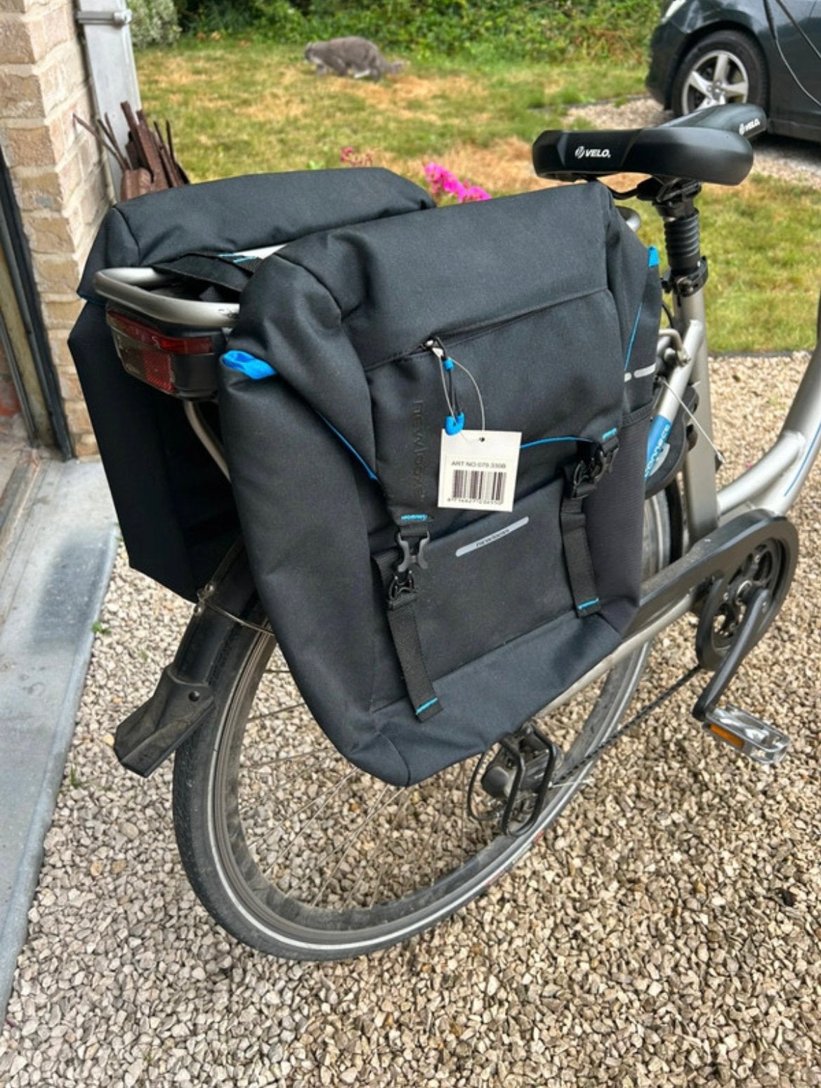 Nieuwe Dubbele fietstas + beschermhoes  Newlooxs, Ophalen of Verzenden, Nieuw