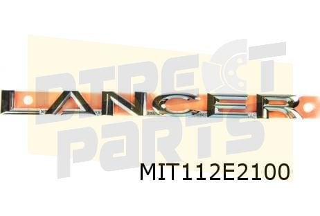 Mitsubishi Lancer VIII embleem tekst ''Lancer'' achterzijde, Neuf, -, -, Mitsubishi