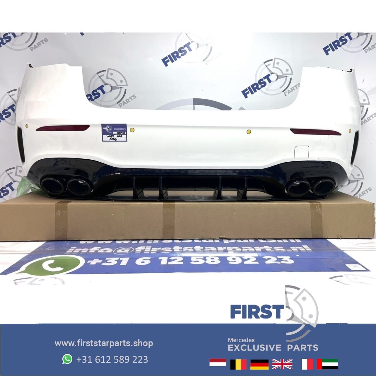 W177 A45s ACHTERBUMPER A KLASSE 2023 A45 S AMG WIT AERO PERF, Arrière, Utilisé, -, -
