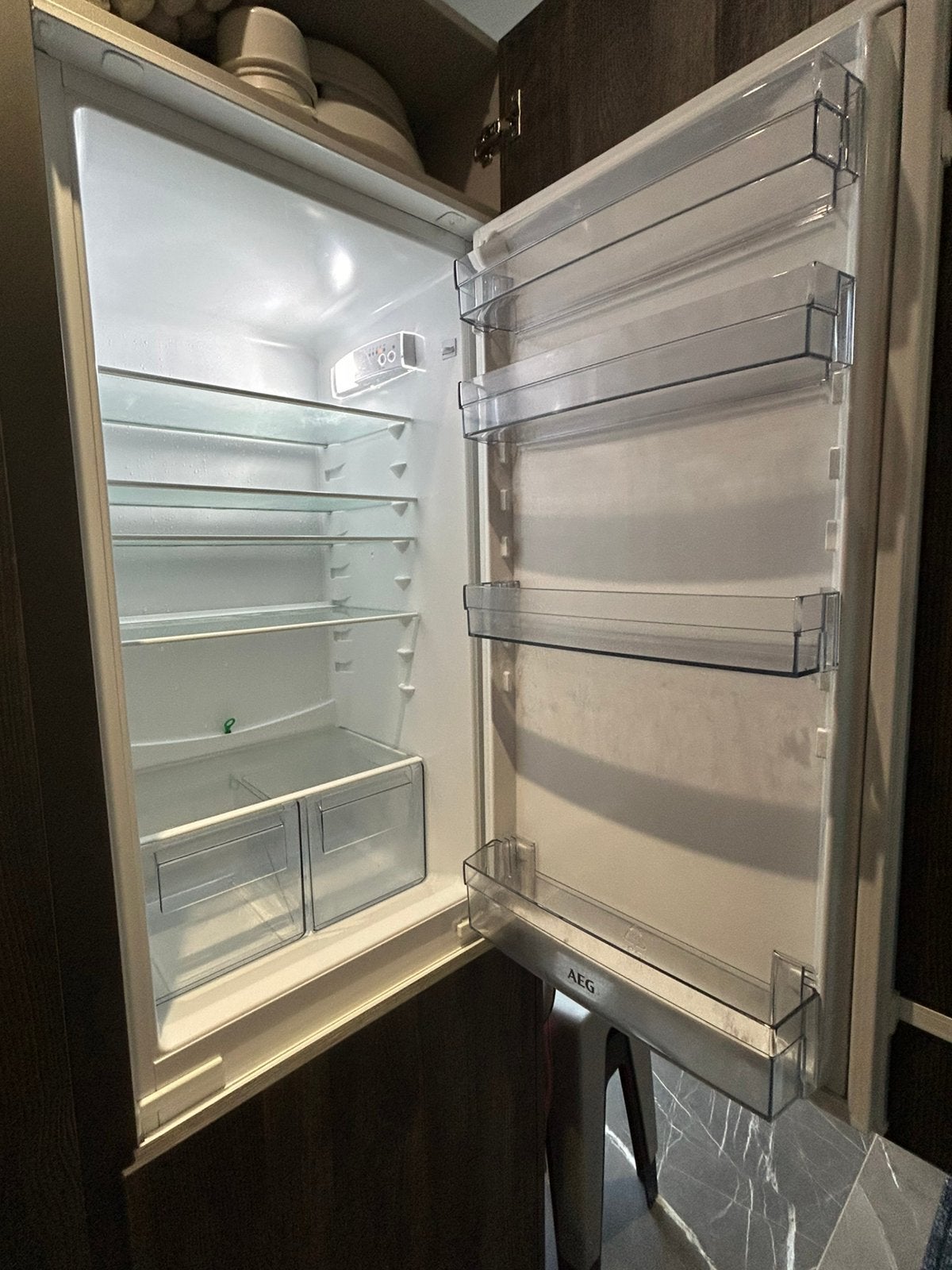 Ingebouwde frigo en diepvries AEG, Elektronische apparatuur, Ophalen, Gebruikt