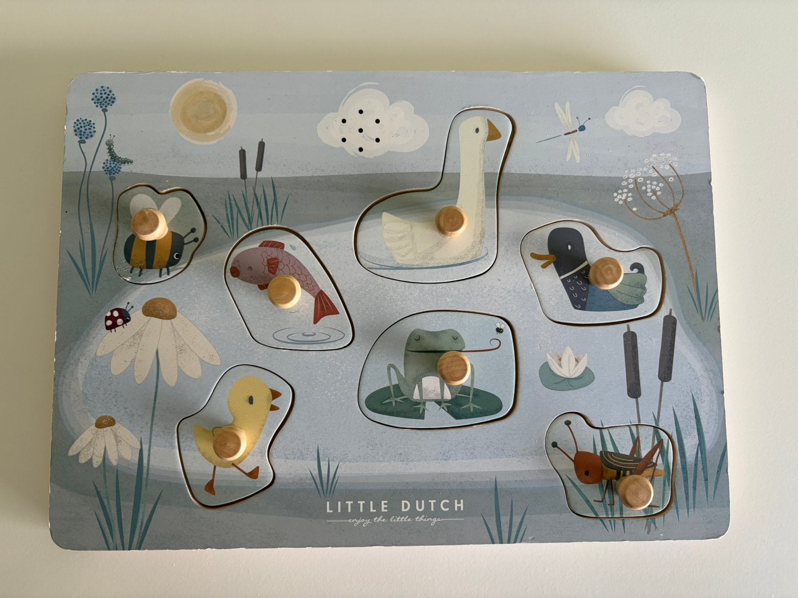 LITTLE DUTCH inlegpuzzel met geluid, Kinderen en Baby's, Speelgoed | Kinderpuzzels, Ophalen, Gebruikt