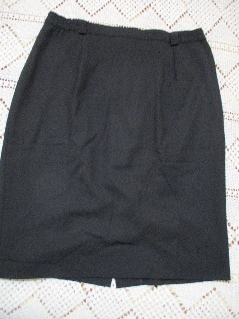 Jupe noire DM Styling taille 46, longueur 42 cm, Taille 46/48 (XL) ou plus grande, Enlèvement ou Envoi, Comme neuf, Longueur genou