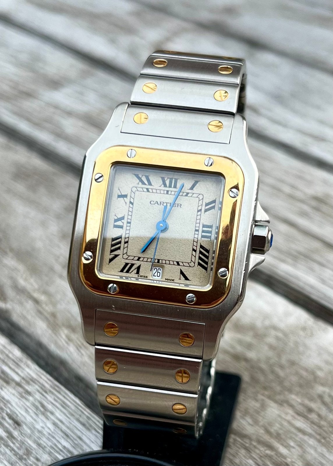 Cartier Santos Galbée, Montre-bracelet, Autres marques, Or, Enlèvement