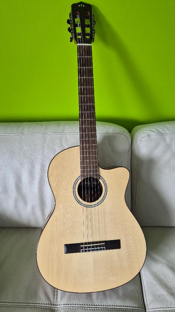 Cordoba Fusion 5 elektrisch-akoestische klassieke gitaar, Ophalen, Zo goed als nieuw, Klassieke of Spaanse gitaar, Met (piezo-)element