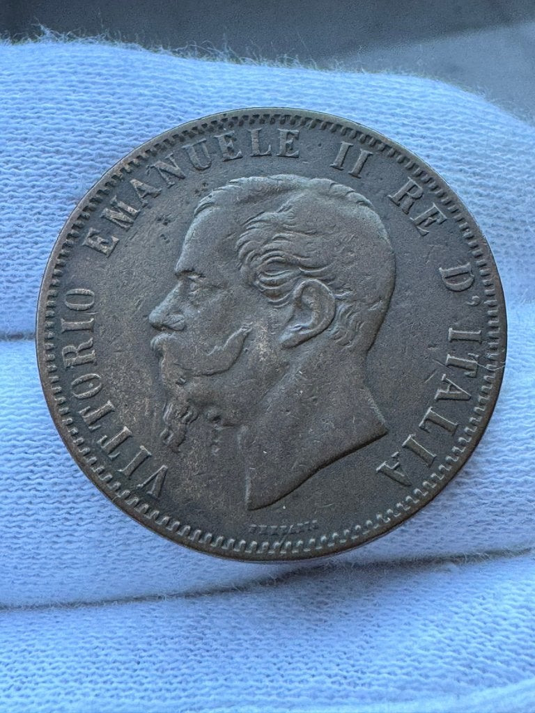 Italië - 10 centesimi 1866N, Ophalen of Verzenden, Italië, Losse munt