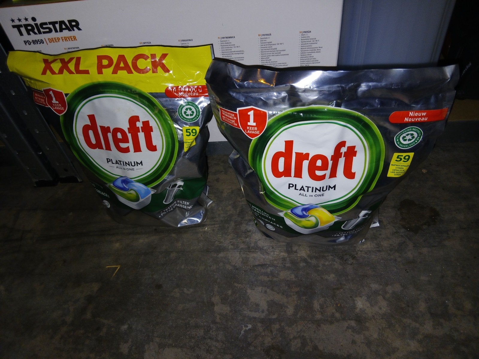 Lot de 59 pièces tout-en-un en platine Dreft, Enlèvement