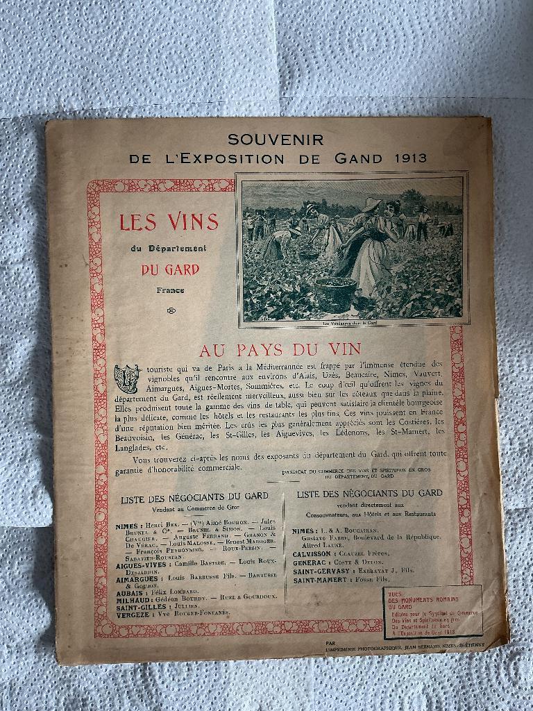 Wereldtentoonstelling Gent 1913, Ophalen