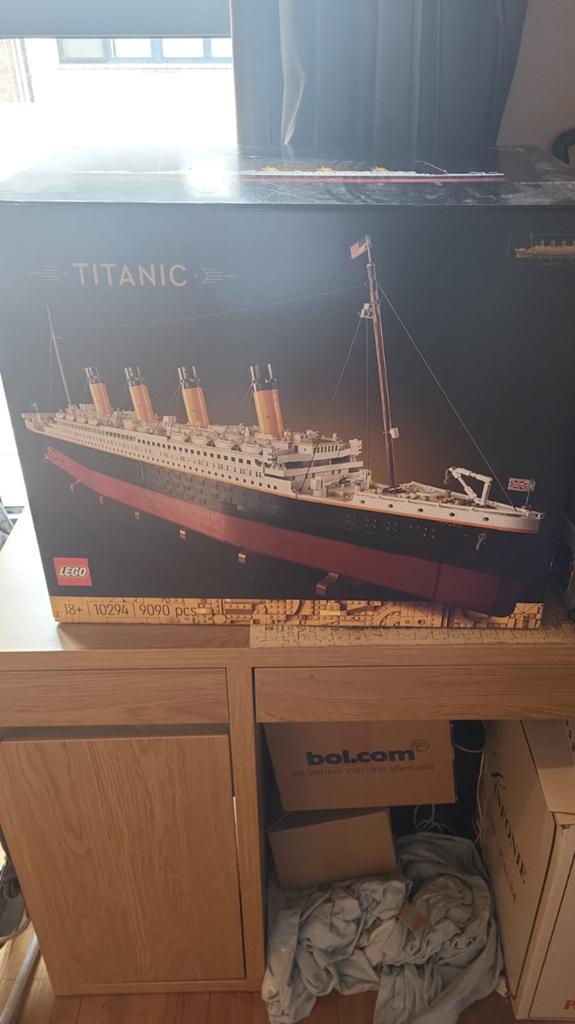 Lego titanic 10294 gebouwd, Ophalen, Zo goed als nieuw